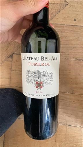 Bordeaux Pomerol Château Bel Air 2018