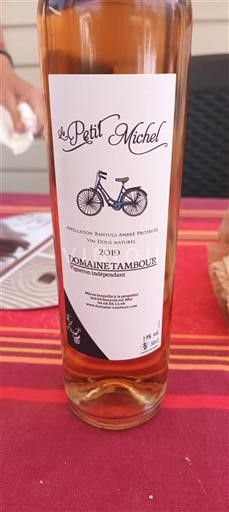 Roussillon Banyuls Domaine Tambour Le Petit Michel 2019