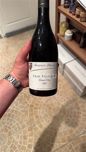 Vin Rouge sec Boursot Père & Fils 2022 France Bourgogne Clos-de-vougeot Grand Cru