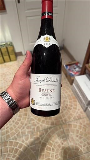 Vin Rouge sec Grèves Joseph Drouhin 2018 France Bourgogne Beaune Premier Cru