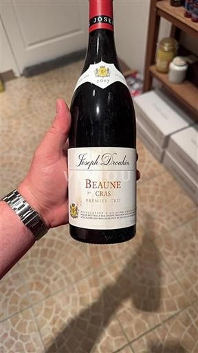 Vin Rouge sec Beaune Cras Joseph Drouhin 2017 France Bourgogne Beaune Premier Cru