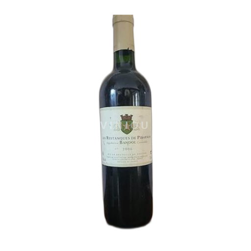Vin Rouge sec Les Restanques de Pibarnon 2006 France Provence Bandol