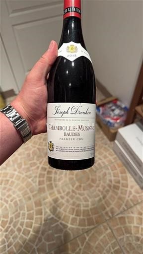 Vin Rouge sec Baudes Joseph Drouhin 2018 France Bourgogne Chambolle-Musigny Premier Cru