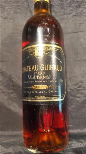 Bordeaux Sauternes Premier Cru Château Guiraud 1983