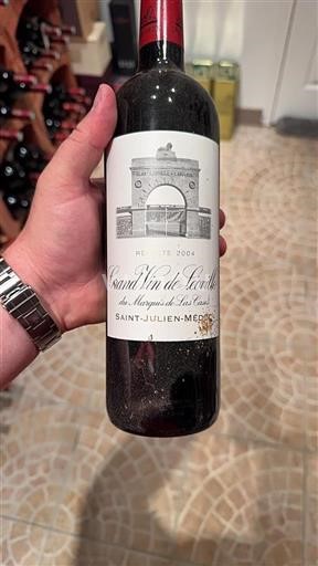 Vin Rouge sec Grand Vin de Léoville Château Léoville Las Cases 2004 France Bordeaux Saint-Julien Grand Cru
