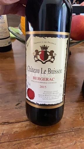 Sydvestfrankrig Bergerac Château Le Buisson 2015