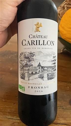 Bordeaux Fronsac Château Carillon 2016