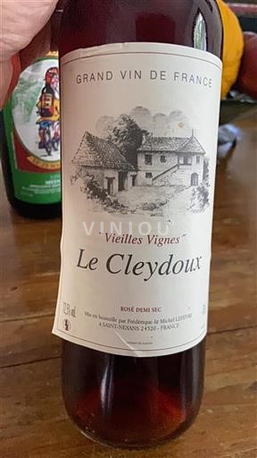 Sydvestfrankrig Bergerac Le Cleydoux Vieilles Vignes Ikke årgangsbestemt