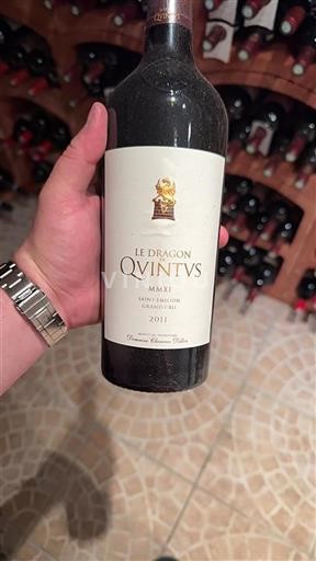 Bordeaux Saint-Émilion Grand Cru Grand Cru Quintus Le Dragon de Quintus 2011