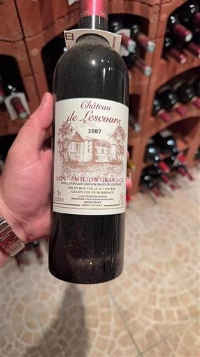 Bordeaux Saint-Émilion Grand Cru Château Lescours 2007