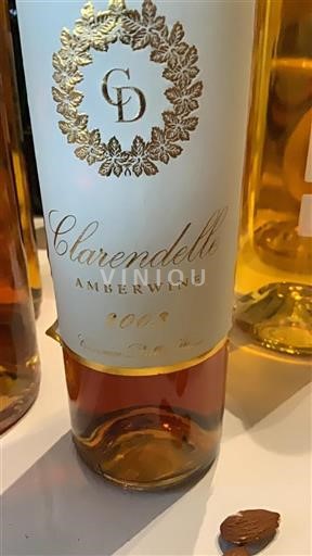 Bordeaux Pessac-Léognan Clarendelle Amberwine 2003