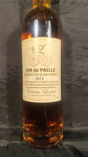 Jura Côtes du Jura Frédéric Lornet Vin de Paille 2011