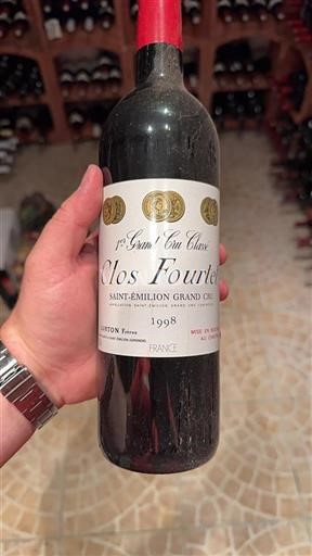 Bordeaux Saint-Émilion Premier Grand Cru Classé Clos Fourtet 1998