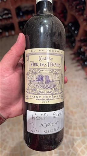 Bordeaux Saint-Estèphe Cru Bourgeois Château Tour des Termes 2004