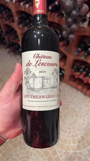 Bordeaux Saint-Émilion Grand Cru Château Lescours 2019