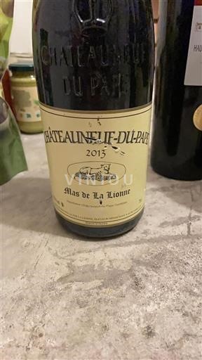 Rhônen laakso Châteauneuf-du-Pape Mas de La Lionne 2013