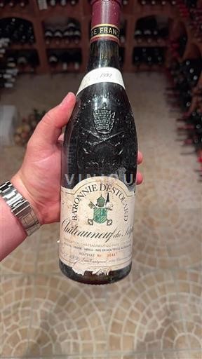 Rhônen laakso Châteauneuf-du-Pape Baronnie Estouard 1992