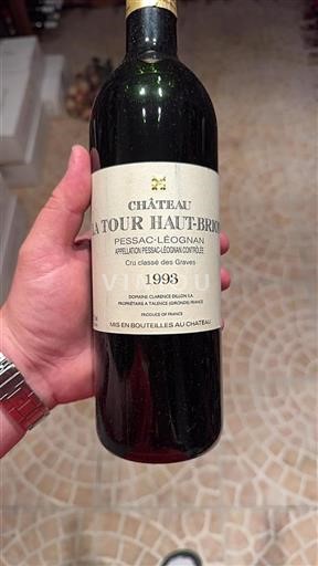 Bordeaux Pessac-Léognan Cru classé des Graves Château La Tour Haut-Brion 1993