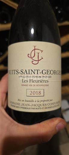 Burgundi Nuits-saint-georges Domaine Jean-Jacques Confuron Les Fleurières 2018