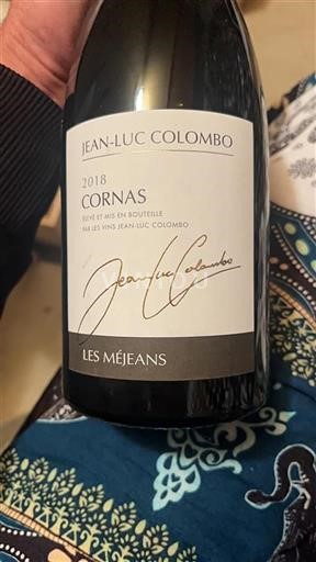 Vallée du Rhône Cornas Jean-Luc Colombo Les Méjeans 2018