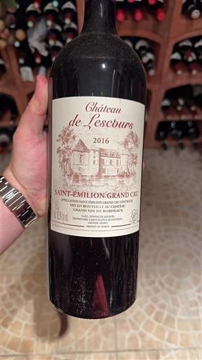 Bordeaux Saint-Émilion Grand Cru Château Lescours 2016