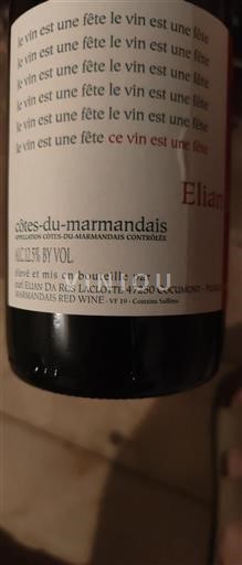 Sud-Ouest Côtes-du-marmandais Elian Da Ros Le vin est une fête 2019