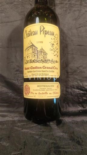 Bordeaux Saint-Émilion Grand Cru Grand Cru Château Pipeau 1998