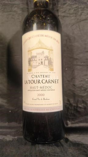 Bordeaux Haut-Médoc Grand Cru Château La Tour Carnet 2000