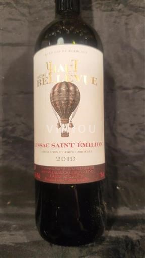 Bordeaux Lussac-saint-émilion Château Bellevue 2019