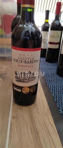 Bordeaux Château Haut-Bardin 2014