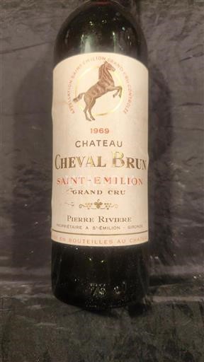 Bordeaux Saint-Émilion Grand Cru Château Cheval Brun 1969