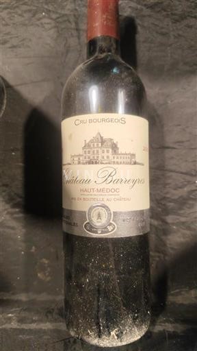 Bordeaux Haut-Médoc Cru Bourgeois Château Barreyres 2006