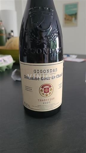 Rhônen laakso Gigondas Domaine Gour de Chaulé Tradition 2020