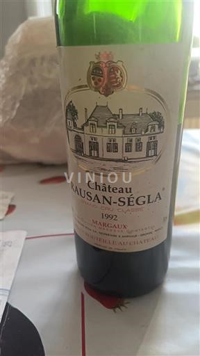 Bordeaux Margaux Grand Cru Château Rauzan-Ségla 1992