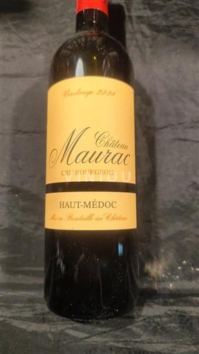 Bordeaux Haut-Médoc Cru Bourgeois Château Maurac 2020