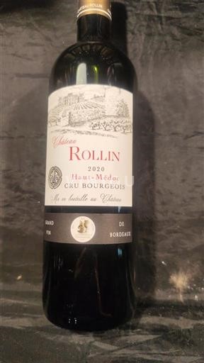 Bordeaux Haut-Médoc Cru Bourgeois Château Rollin 2020