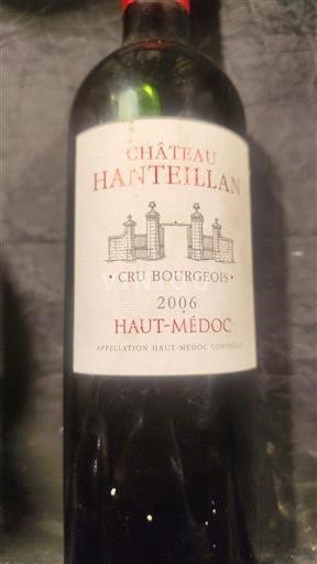 Bordeaux Haut-Médoc Cru Bourgeois Château Hanteillan 2006