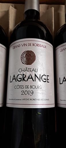 Bordeaux Côtes-de-bourg Château Lagrange 2019