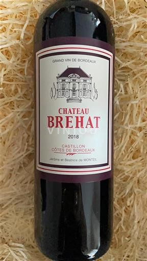 Bordeaux Castillon-côtes-de-bordeaux Château Bréhat 2018