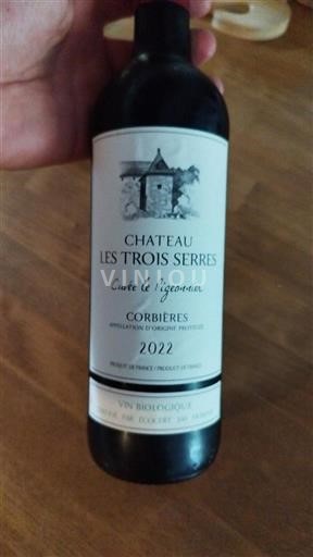 Languedoc Corbières Château Les Trois Serres le Pigeonnier 2022