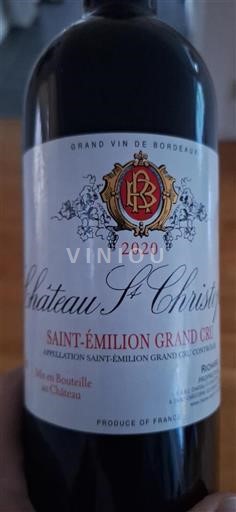 Bordeaux Saint-Émilion Grand Cru Château Saint-Christoly 2020
