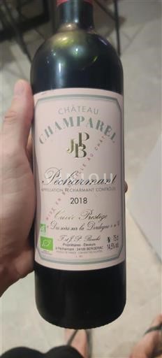 Sydvestfrankrig Pécharmant Château Champarel Prestige 2018