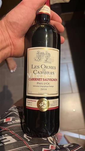 Languedoc et Roussillon Pays d'oc Les Ormes de Cambras Réservée 2018