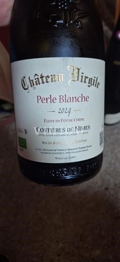 Valle del Rodano Costières di Nîmes Château Virgil Perle Blanche 2024
