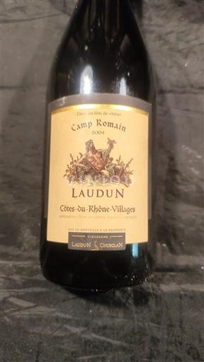 Rhônen laakso Côtes-du-rhône-villages Laudun Camp Romain 2004