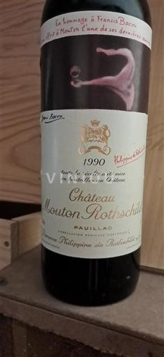 Bordeaux Pauillac Grand Cru Château Mouton Rothschild 1990