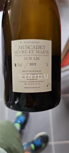Valle della Loira Muscadet Sèvre et Maine EARL du Haut Planty Sur Lie 2021