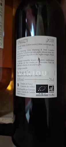Lounais-Ranska Jurançon Domaine Castera Tauzy 2021