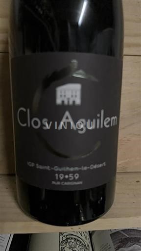 Linguadoca e Rossiglione Saint-Guilhem-le-Désert Clos Aguilem 19•59 pur Carignan 2023