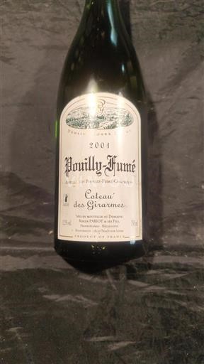 Valle della Loira Pouilly-fumé Domaine Roger Pabiot Coteau des Girarmes 2001